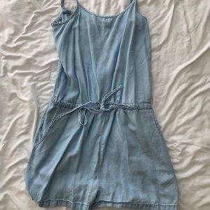 Denim romper